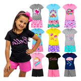 Kit 10 Peças Roupa Infantil Menina Feminino Atacado Verão