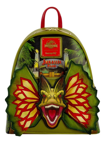 Loungefly Mini Mochila Jurassic Park 30.o Aniversario 