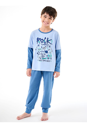 Pijama Rock Invierno Rokos Boys Art 2281