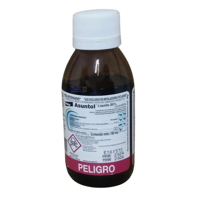 Asuntol Liquido 100ml Elimina Pulgas Garrapatas | Envío gratis