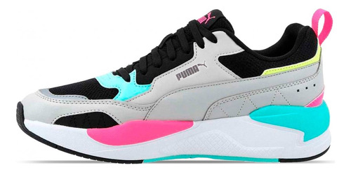 Tenis Puma X-ray 2 Square Casual- 37310804 Gris / Multicolor