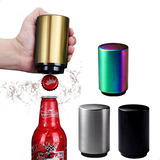 4 Piezas De Acero Inoxidable Magnético Push Beer Opener