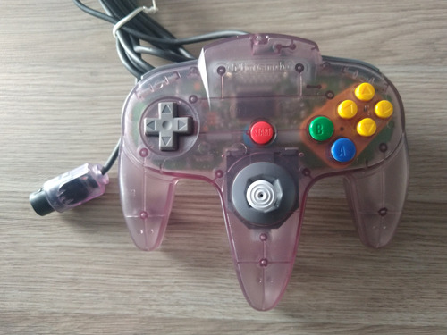 Controle Original Purple Atomic Nintendo 64 N64 