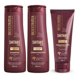 Kit Bio Extratus Shitake Shampoo, Condicionador, Finalizador