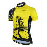 Camiseta De Ciclismo Para Hombre Aogda Cycling, De Mangas Co