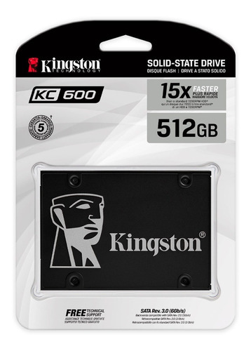 Kingston Unidad Ssd 512gb  15x  Skc600/512  Sellado