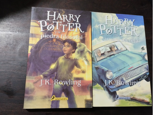Harry Potter 1 Y 2. J.k. Rowling Salamandra. Mb Est. Olivos.