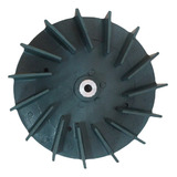 Turbina Plastica Para Extractor 16 Cm Diametro - Eje 9,5 Mm