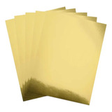 Papel Fotográfico Adhesivo Dorado Secado Rápido 