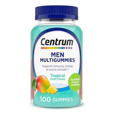 Multivitaminico Centrum Men Hombre Sabor Tropical 100 Gomas Sabor Frutas tropicales | MercadoLibre