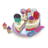 Frozen Ice Cake Torta Con Velita Luminosa Sonido Ditoys