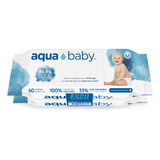 Toallitas Húmedas Aqua Baby 99.9% Agua Pack 120 Unidades