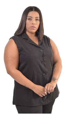 Colete Social Feminino, Plus Size