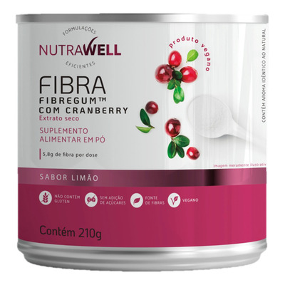 Fibra Fibregum Nutrawell Extrato Seco De Cranberry 210g