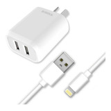 Cargador Viajero Soul Dual Para iPhone 2.4 Amp