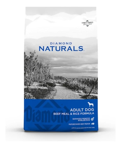 Diamond Naturals Perros Adultos Beef Rice Carne Arroz 40lb