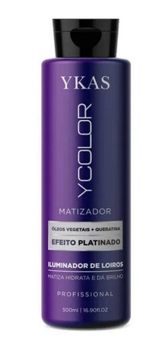 Ykas Ycolor Matizador Platinado 500 Ml