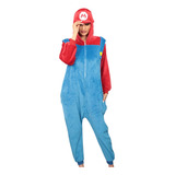 Hermosa Pijama Mameluco Adulto Kigurumi  Mario Luigi Bros