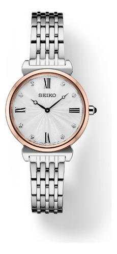 Seiko Reloj Dama Cristal Swarovski Sfq798