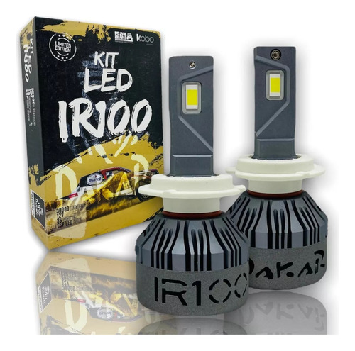 Kit Lamparas Led Cree H7 Ir100 Dakar Oficial Chip Csp Iron