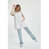 Camisola Pechera Guardapolvo Poncho Blanco Maestra 2770