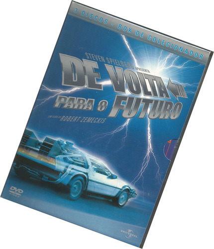 Trilogia De Volta Para O Futuro Michael J. Fox 3 Dvds Usado
