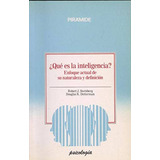 Livro Qué Es La Inteligencia? - Robert J. Sternberg / Douglas K. Detterman [1992]