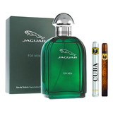 Jaguar For Men 100ml Caballero Original+perfume Cuba 35ml