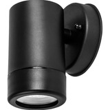 Aplique Muro Cil Plástico Ip44 Negro Gu10