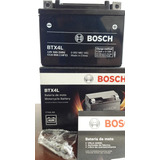 Bateria Bosch Moto Ytx4l-bs Btx4l  12v 3ah 12x3 Fan Bross