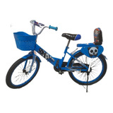 Bicicleta Para Niños Con Asiento Trasero Y Canastilla C/envi