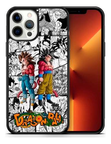 Goku Y Vegeta Manga Dragon Ball Gt Anime Funda Celular Tpu 