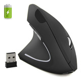 Mouse Para Zurdos Vertical Ergonomico, Universal | Negro