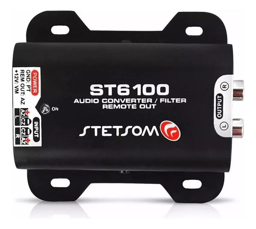 St6100 Conversor Rca C/ Filtro Anti Ruido Integrado Stetsom