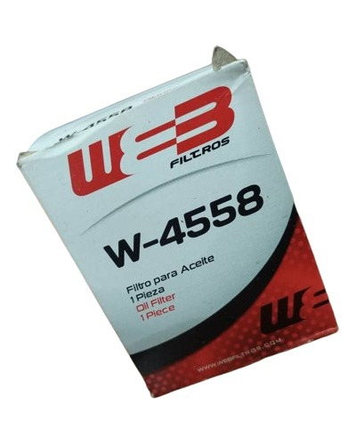 Filtro De Aceite Web W-4558 Fiat, Alfa Romeo, Dodge Forza Foto 3