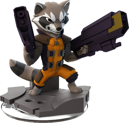 Rocket Raccoon Guardioes Galaxia Marvel Disney Infinity 2.0