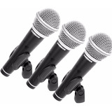 Microfono Dinamico Samson R21 3 Pack