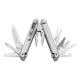 Cortapluma Leatherman Free P2 Color Acero Inox Con 19 Herramientas