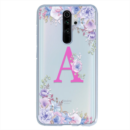 Funda Xiaomi Antigolpes Flores Personalizada Tu Inicial