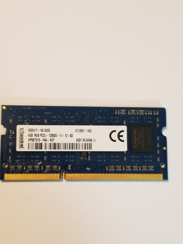 Memoria Ram Ddr3 4 Gb 