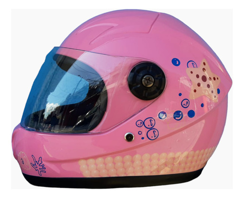 Casco Rosa Infantil Para Niña 