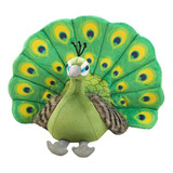 1pc Creativo Divertido Abierto Pavo Real Animales De Peluche