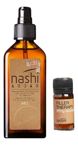 Aceite Oil Nashi Argan + Ampolleta Restructurante De Regalo