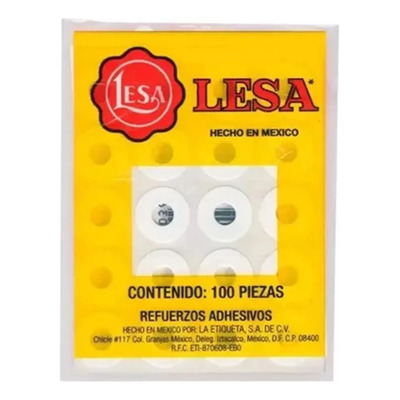 Refuerzos Para Hojas De Carpeta Repuestos Lesa Carpeta C\u002F100 | Meses sin interés
