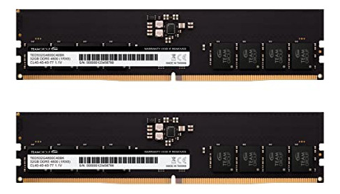 Kit Teamgroup Elite Ddr5 De 64 Gb (2 X 32 Gb), 4800 Mhz (pc5