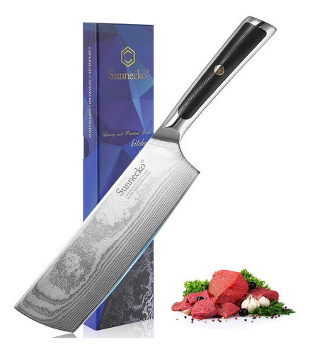 Cuchillo Chef Knife-japonés Damasco Cuchillo De Cocina, Cuch