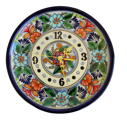 Reloj De Talavera Artesanal (incluye Maquinaria)