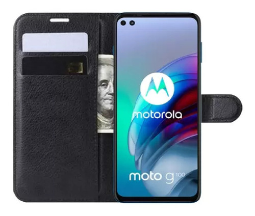 Capinha Capa Celular Carteira P/ Moto G100 Xt2125 (tela 6.7)