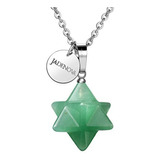 Collar - Merkaba Crystal Pendent Necklace For Women Men Jewe