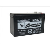 Bateria 12v 9ah Agm Duncan Ups/alarmas/inversores/ R1290